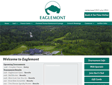 Tablet Screenshot of eaglemontgolf.com